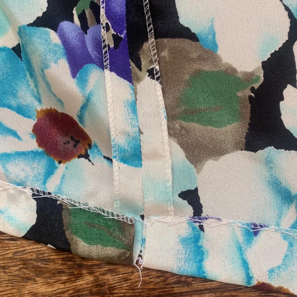 1980’s vintage handmade floral blouse - Picture 11 of 13